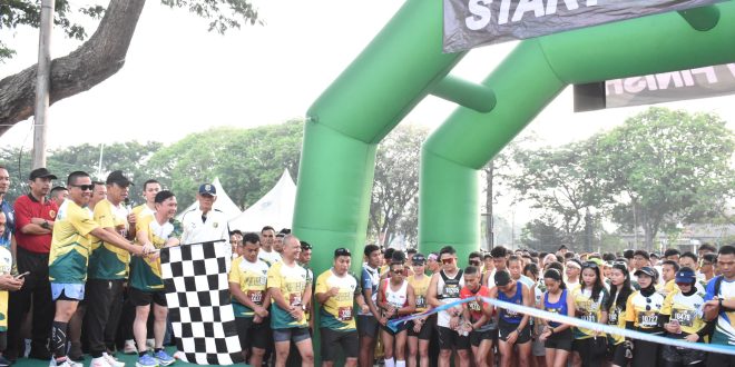 Danrem 043/Gatam Lepas 3.800 Pelari Gatam Run 5 K dan 10 K