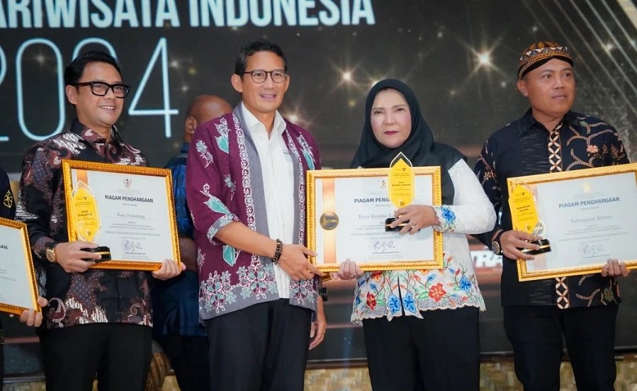 Pemkot Bandar Lampung Raih Empat Penghargaan dari Kemenparekraf