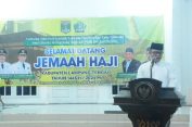 Wakil Bupati Ardito Wijaya Sambut Kepulangan Jama’ah Haji Lampung Tengah