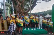 Ribuan Pelari Meriahkan Gatam Run, Pjs Wali Kota Bandarlampung Lepas Start