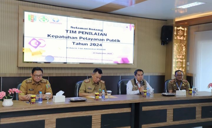 Ombudsman RI Melakukan Penilaian Kepatuhan Pelayanan Publik di RSUDAM Provinsi Lampung
