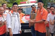 Sehari Setelah Dilantik, Yusnadi Tepati Janji dengan Serahkan Ambulans di Lampung Timur