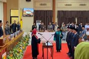 DPRD Tanggamus Rapat Paripurna Pengucapan Sumpah Janji Ketua dan Wakil Ketua