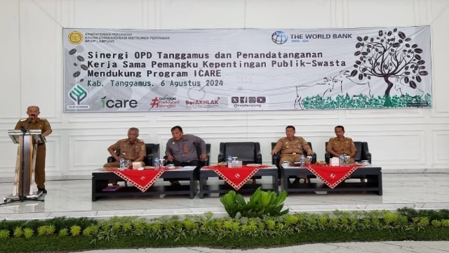 Pemkab Tanggamus Melakukan Penandatanganan Kerja Sama Pemangku Kepentingan Publik-Swasta Program I-Care