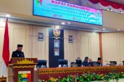 Rapat Paripurna DPRD Tanggamus Agenda Penyampaian Rancangan KUPA dan PPAS-P Tahun 2024