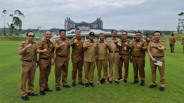 Pj Bupati Tanggamus Hadiri Undangan Presiden Joko Widodo Rakor Kepala Daerah di IKN