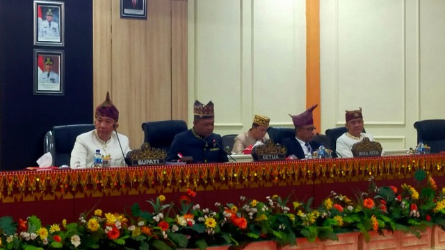 Rapat Paripurna DPRD Tanggamus Agenda Persetujuan RAPBD Perubahan Tahun 2024, Pembentukan Perangkat Daerah dan Pencabutan Beberapa Perda.