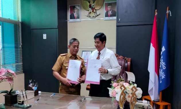 Diskominfo Tanggamus Jalin Kerja Sama dengan RRI Bandar Lampung Bidang Diseminasi Informasi Daerah
