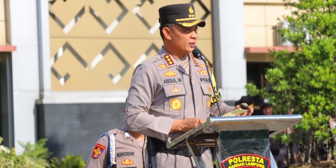 Jelang Pengundian Nomor Urut Pilwakot, Kapolresta Bandar Lampung Imbau Simpatisan Paslon Jaga Keamanan dan Ketertiban
