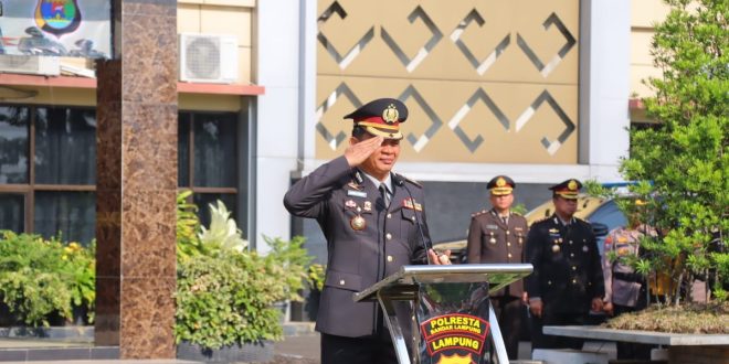 Peringati Kesaktian Pancasila, Kapolresta Bandar Lampung Tekankan Pentingnya Nilai Nilai Pancasila