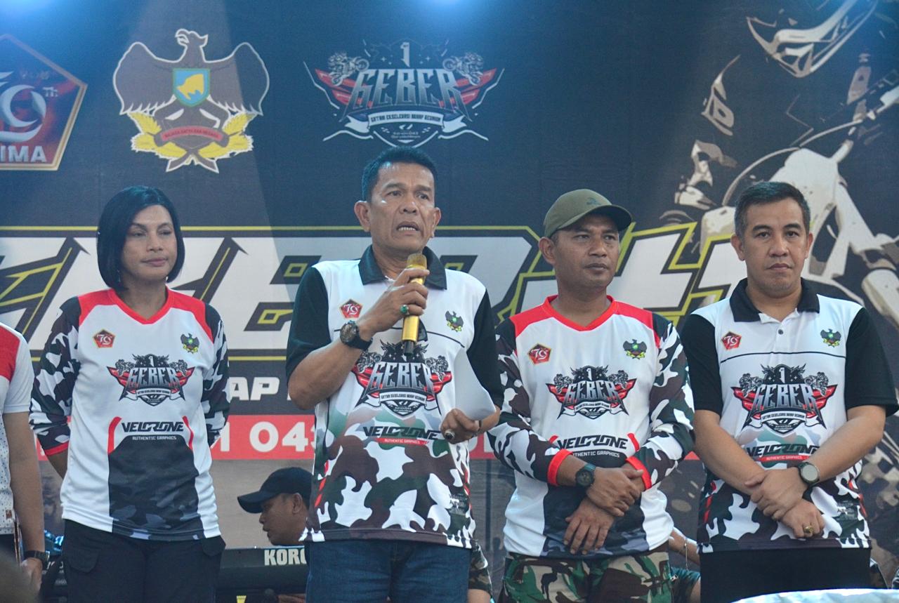 Centralberita – 1500 Riders Meriahkan Geber 1 Gatam Ekselerasi Braap Reunion Dalam Rangka HUT Ke-79 TNI Tahun 2024