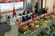 Ketua DPRD Lampung Bersama Sekwan Hadiri Pelantikan Empat Pejabat Daerah