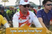 Yanuar Irawan Bersama Sekwan DPRD Lampung Menghadiri Acara Sepeda Santai Dan Festival Nyeruit