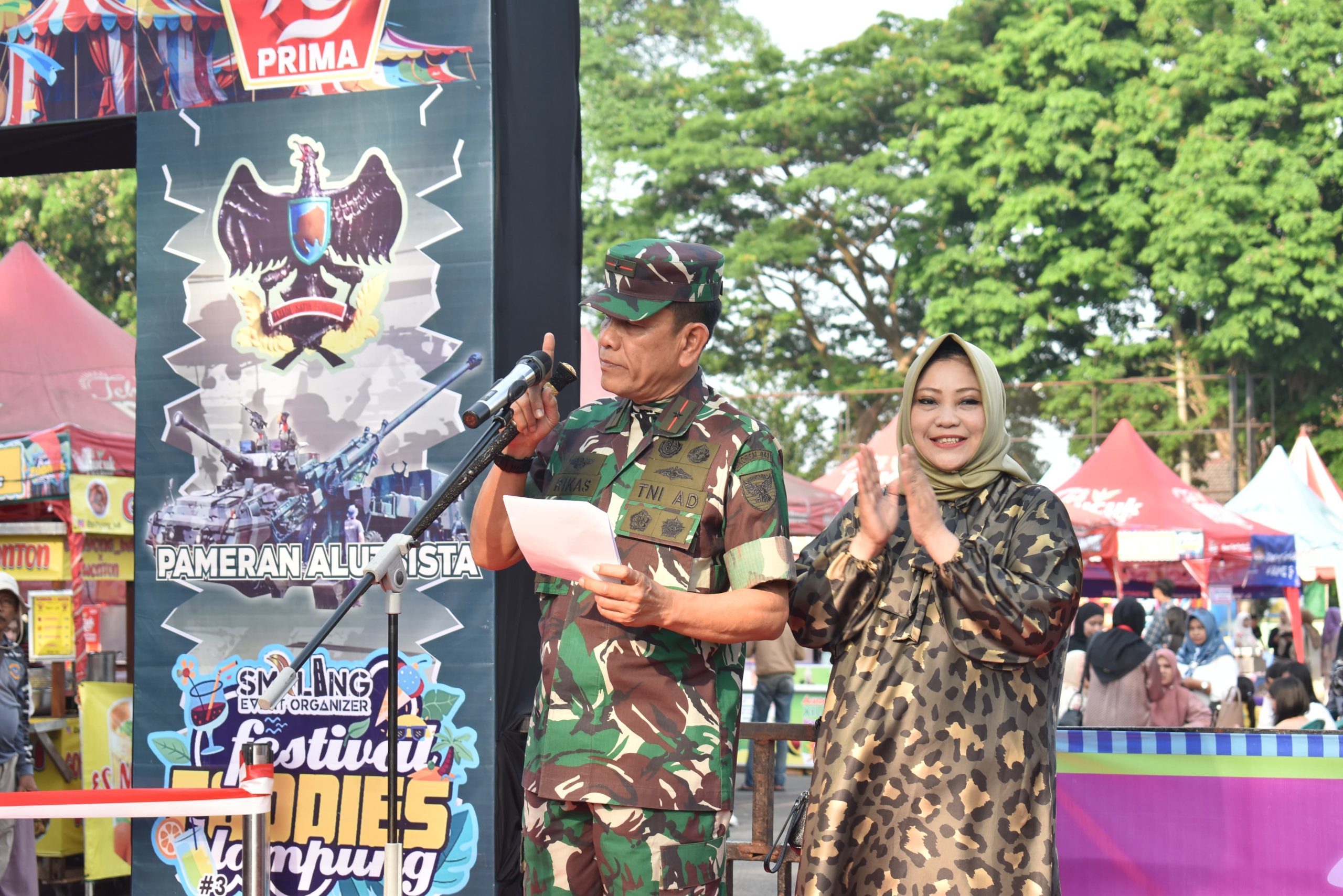 Centralberita – Peringatan HUT Ke-79 TNI Wilayah Lampung Gelar Pesta Rakyat