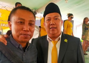 Elsan Tomi Sagita Usai Dilantik Anggota DPRD Lampung Disambut Dengan Syukuran