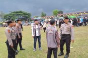 Centralberita – Satgas Operasi Mantap Praja Polda Lampung, Amankan Kampanye Senam Bersama Paslon 02