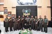 Centralberita – Danrem 043/Gatam Sambut Kunjungan Silaturahmi Kajati Lampung Beserta Staf