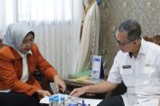Sekdaprov Fahrizal Terima Kunjungan Kerja Rektor Unila