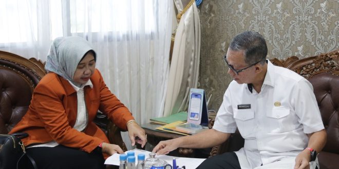 Sekdaprov Fahrizal Terima Kunjungan Kerja Rektor Unila