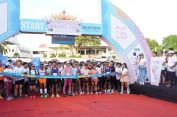 Semarakkan HAORNAS ke-41, Pj Gubernur Lampung Lepas Peserta TopShop Color Run 2024