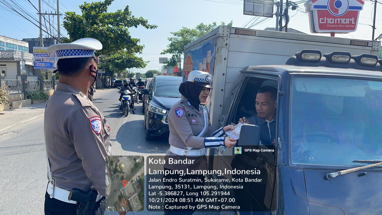 Operasi Zebra Krakatau: 1.179 Pengendara Ditindak di Bandar Lampung