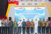 Sekdaprov Lampung Sambut Kunjungan Wakil Ketua DPR RI Adies Kadir
