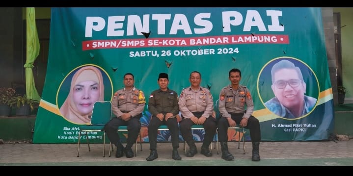 SMPN 17 Bandar Lampung Tuan Rumah Pentas PAI SMP Tingkat Kota