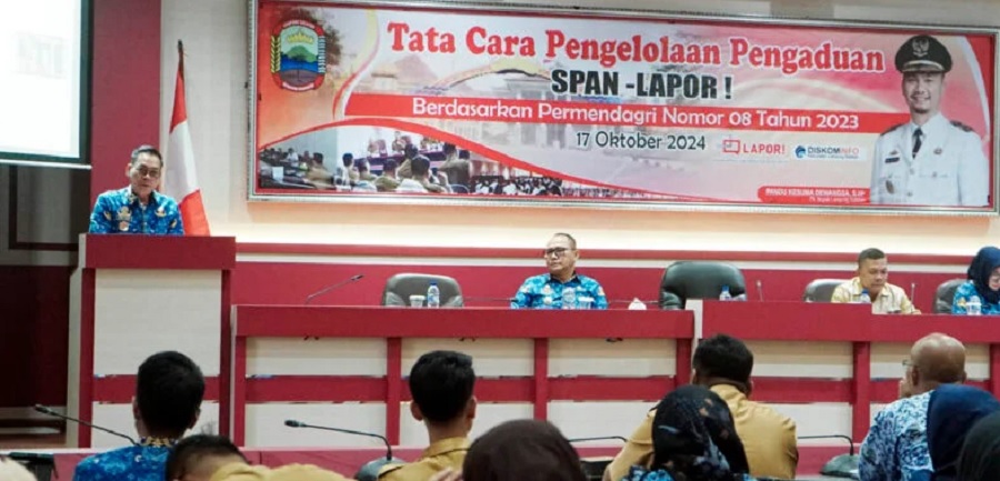 Tingkatkan Layanan Pengaduan Masyarakat, Pemkab Lampung Selatan Sosialisasi SP4N LAPOR