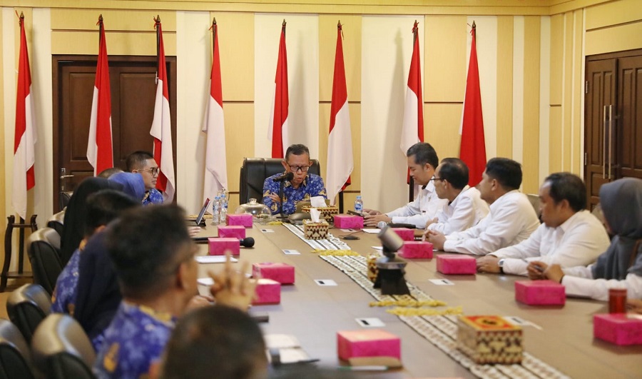 Pemprov Lampung Entry Meeting dengan BPK RI Provinsi Lampung