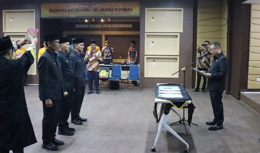 Pjs Bupati Lampung Tengah Lantik 3 Pejabat Eselon II
