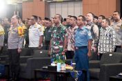 Plt Bupati Lampung Selatan Hadiri Apel 3 Pilar Pilkada Serentak Provinsi Lampung