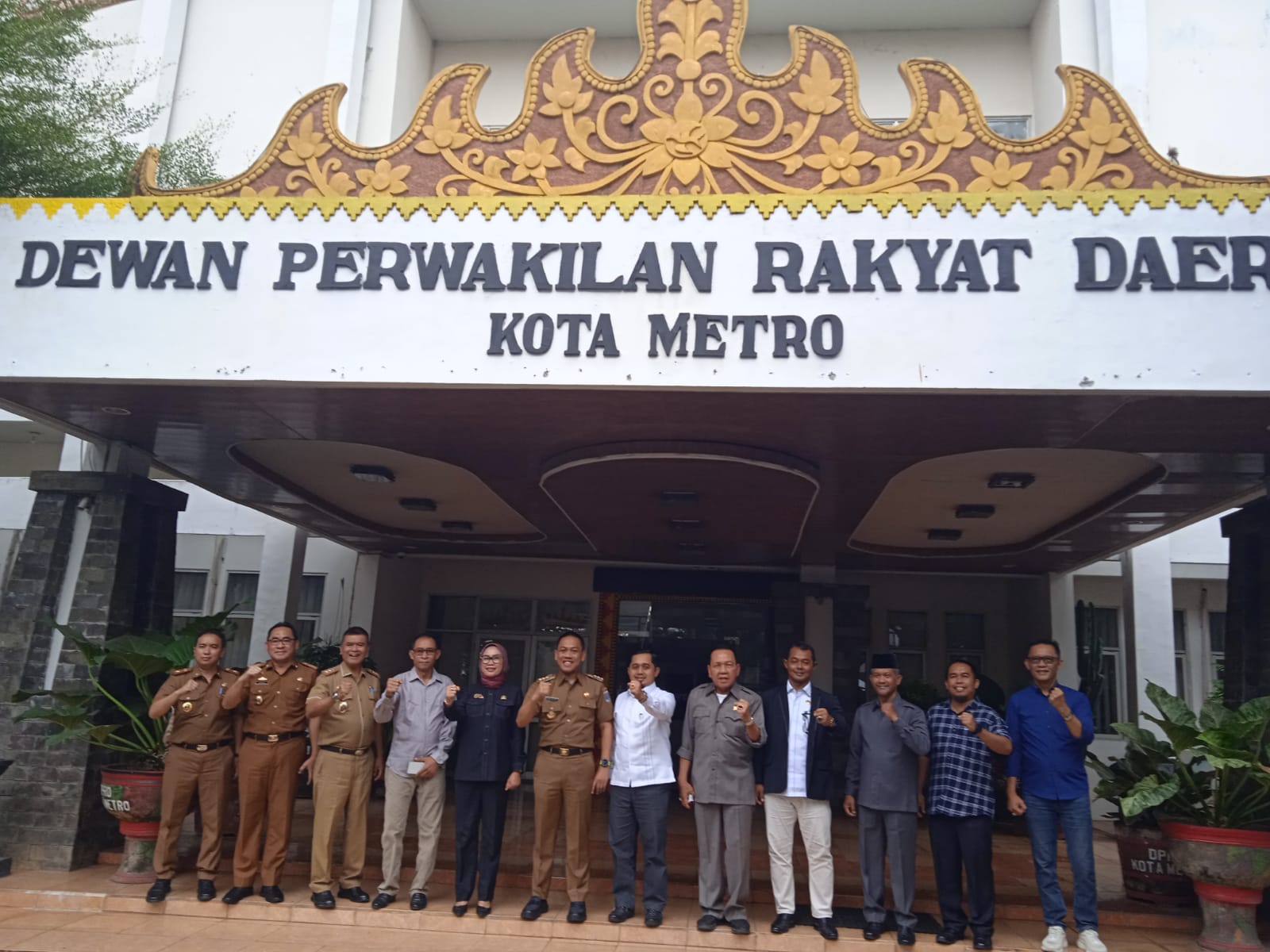 Pjs Wali Kota Metro Jalin Silaturahmi dengan Forkopimda