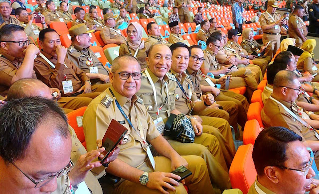 Marindo Kurniawan Pj. Bupati Kab. Pringsewu Hadiri Rakornas Penyelenggaraan Pemerintahan Daerah