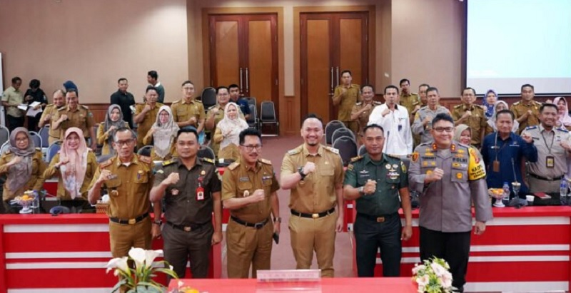 Coffee Morning Pemkab Lampung Selatan, Bahas Pengamanan Pilkada Hingga Ketahanan Pangan