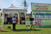 Pj. Bupati Hadiri Gerakan Pangan Murah (GPM) Serentak se-Indonesia oleh Badan Pangan Nasional Kabupaten Tanggamus