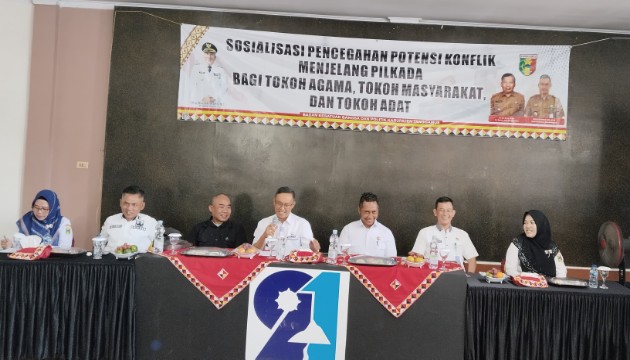 Pemkab Tanggamus Sosialisasi Pencagahan Komplik Sosial Pemilukada Bagi Tokoh Agama, Tokoh Masyarakat dan Tokoh Adat