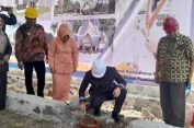 Bupati Dendi Ramadhona Hadiri Peletakan Batu Pertama Pembangunan Masjid Ash- Shihhah RSUD Pesawaran