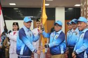 Pj. Gubernur Samsudin Lepas Kontingen Lampung Ikuti Pra-Pekan Olahraga Pelajar Nasional Zona II Tahun 2024