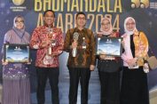 Menyelenggarakan Simpul Jaringan dengan Baik, Pemprov Lampung Raih Penghargaan Bhumandala Award 2024