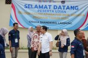 Pj.Bupati Marindo Pantau Pelaksanaan Tes CPNS Pemkab Pringsewu