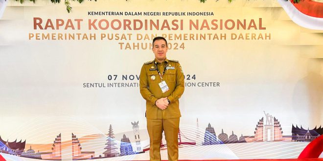 Bupati Pesawaran Hadiri Rakornas Garpemda Tahun 2024