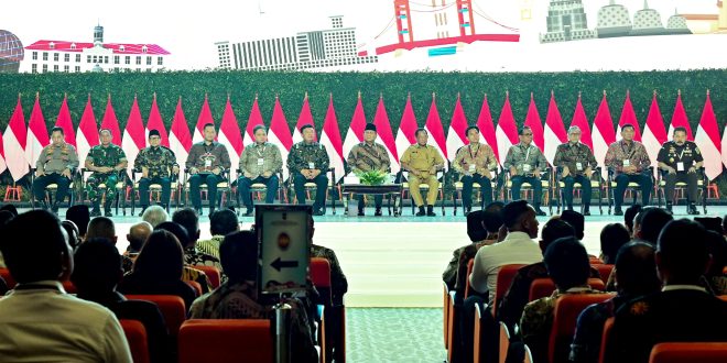 Pj Gubernur Lampung Hadiri Rakornas Pemerintah Pusat dan Daerah 2024 yang Dibuka Presiden Prabowo Subianto