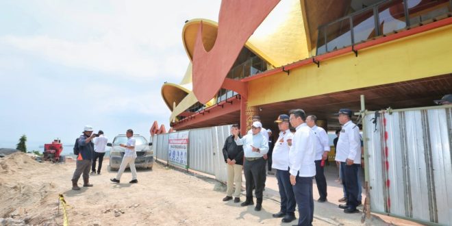 Pj. Gubernur Samsudin Tinjau Progres Pembangunan Kawasan Bakauheni Harbour City
