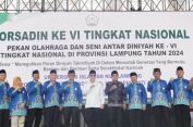 Pj. Gubernur Lampung Hadiri Pembukaan PORSADINAS VI 2024, Wadah Santri Berprestasi dan Berakhlak Mulia
