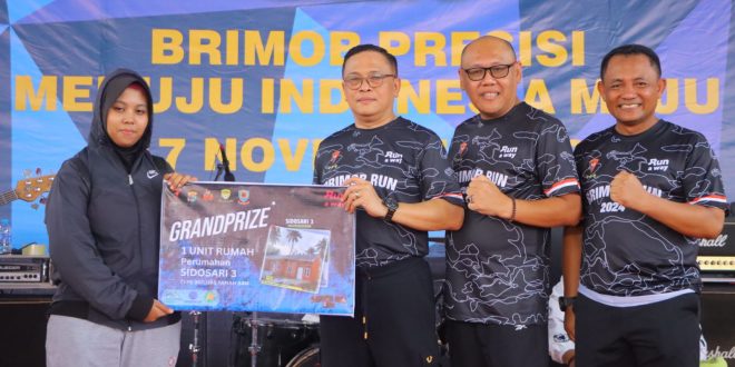 Brimob Run 2024 Sukses, Peserta Bawa Pulang Hadiah Rumah dan Paket Umroh