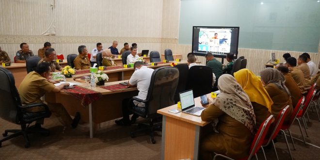 Pemprov Lampung Ikuti Rapat Koordinasi Pengendalian Inflasi dan Antisipasi Bencana Hidrometeorologi