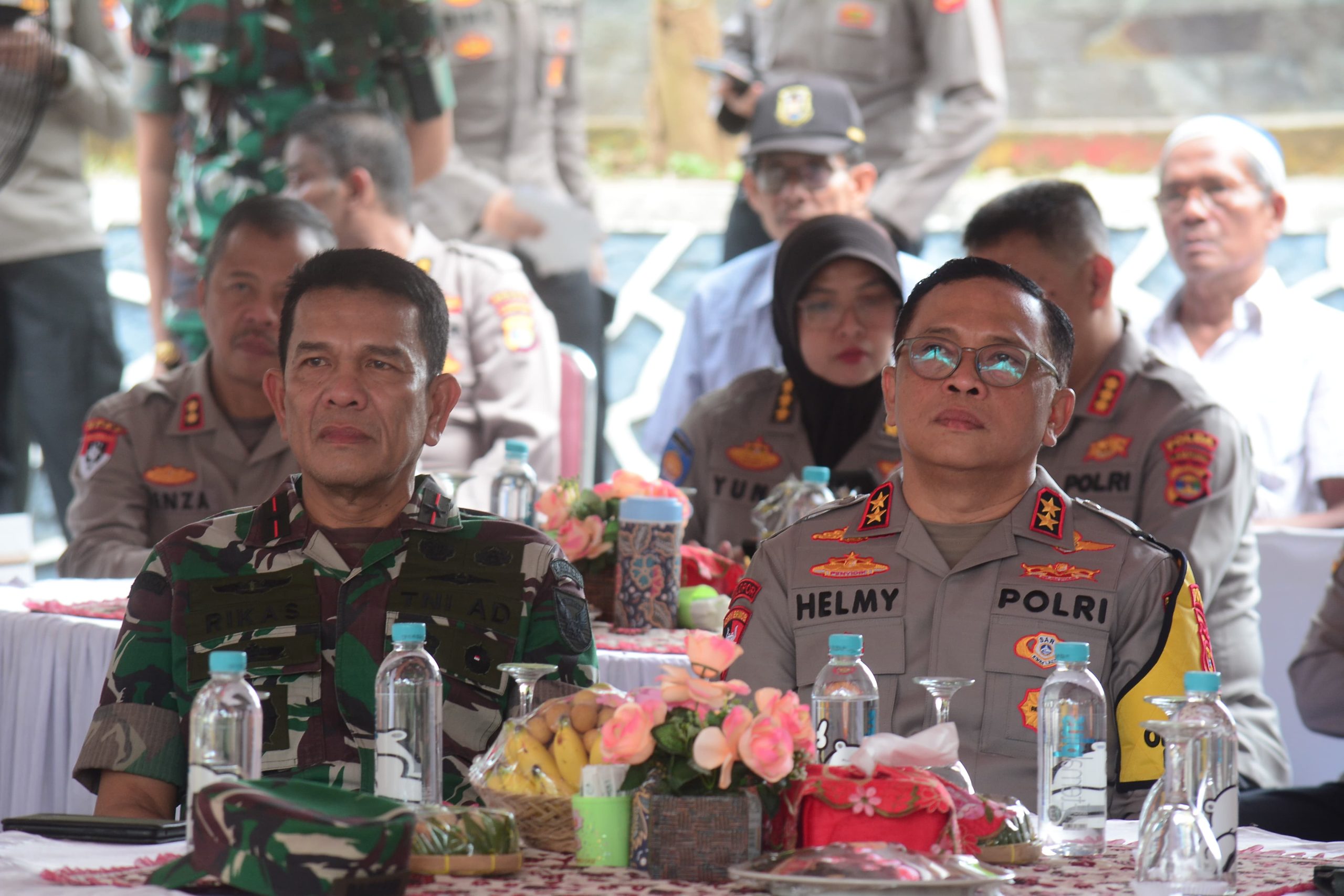 Danrem 043/Gatam Hadiri Launching Gugus Tugas Polri Mendukung Ketahanan Pangan Nasional