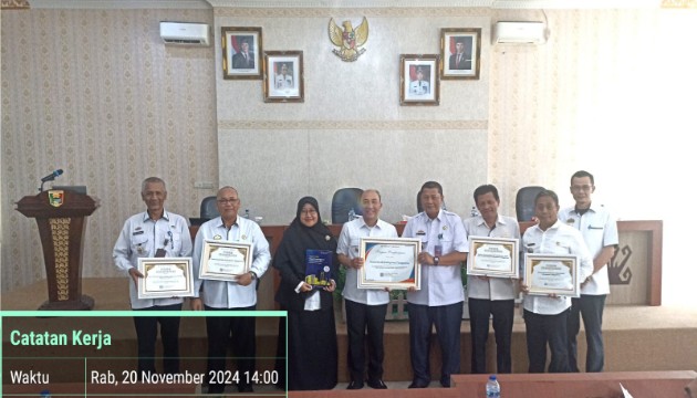 Pj. Bupati Tanggamus Hadiri Evaluasi Penyelenggaraan Statistik Sektoral