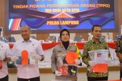 Program Asta Cita : Polda Lampung Amankan 15 Pelaku Perdagangan Orang