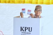 Pj. Gubernur Lampung Samsudin Gunakan Hak Pilih dan Tinjau Pelaksanaan Pilkada Serentak 2024